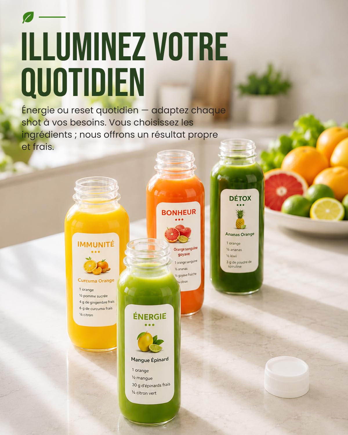 LINKChef Extracteur de Jus de Fruits et Légumes, 250 W Juicer Machine avec Goulotte Large 13 cm, Slow Juicer Sans BPA, Facile à Nettoyer, 1,8 L, Recettes de Jus Incluses