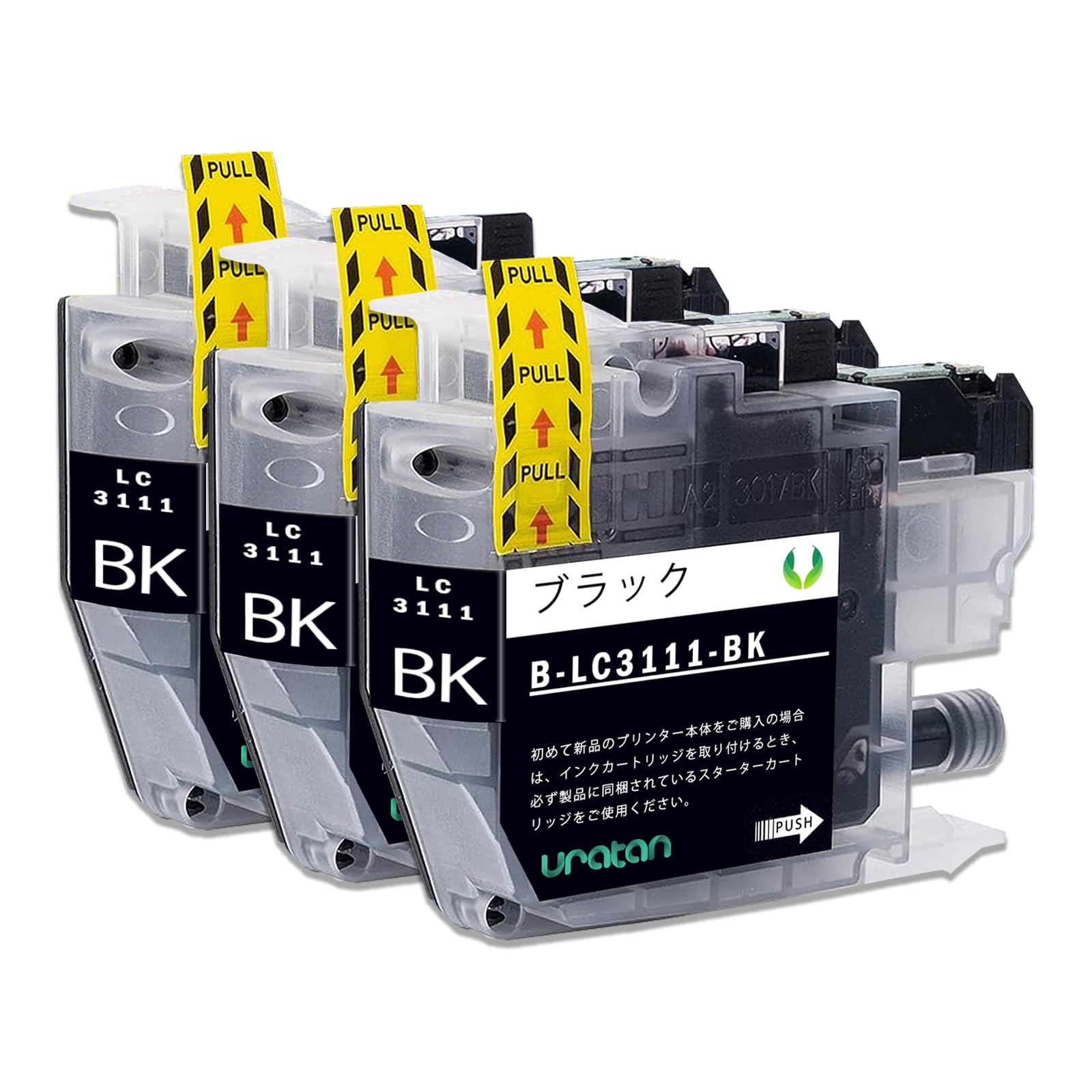 Amazon.co.jp: LC3111BK 3本 互換インク 互換品 ブラザー（Brother）用