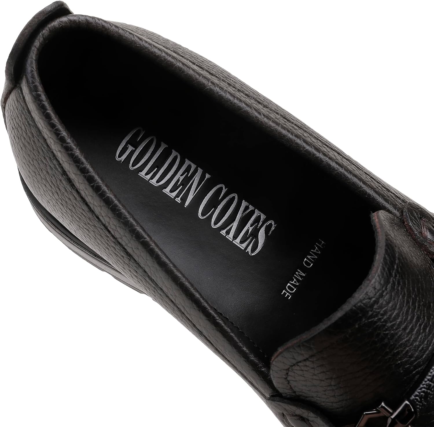 Men's Leather Penny Loafers, Fashion Luxury Handmade Dress Shoes Crocodile Printed Slip-On Loafer for Gentleman Wedding Business - Image 5