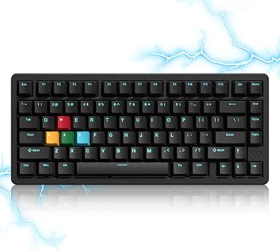 Womier SK75 TMR/HE Keyboard Gaming 75% Hall Effec, Wireless Mechanical Keyboard Rapid Trigger Custom Magnetic Switch Keyboards with 8000 Hz Hot Swap, BT/2.4G/USB-C with Mac Windows Linux Aluminum