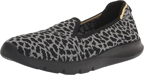 Spenco Women's Epic Stretch Giraffe Slip On, French Roast, 8.5