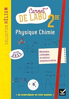 Physique chimie 2de - Éd. 2019 - Carnet de labo