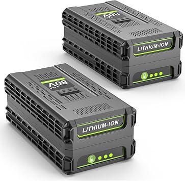 PENGJBATTER 2 Packs 80V 3.5Ah High Capacity Battery Compatible for Greenworks 80V Battery GBA80400 GBA80250 GBA80200, Compatible with Greenworks 80 Volt Power Tools PW80L420 TL80L00 LMB407 PS80L00