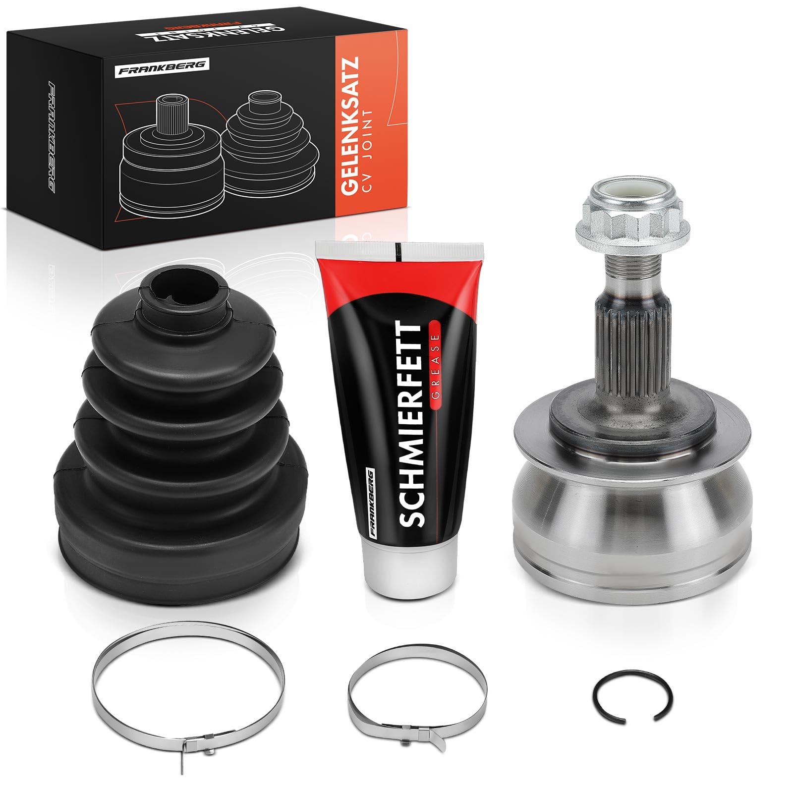 Frankberg Gelenksatz Radseitig Vorderachse Links Rechts Kompatibel mit A-Klasse W169 A150-A200 1.5L-1.7L B-Klasse W245 B150-B200 1.5L-2.0L Replace# 1693604372