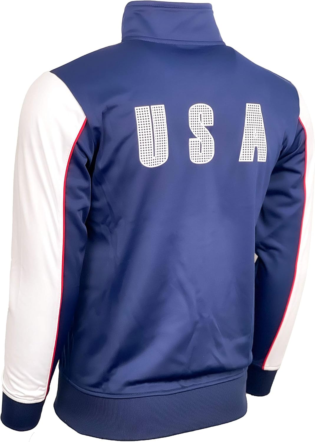 Just 4 Kicks Kids USA Track Jacket, U.S. Full Zip Sweater Jacket Youth Sizes - Image 4
