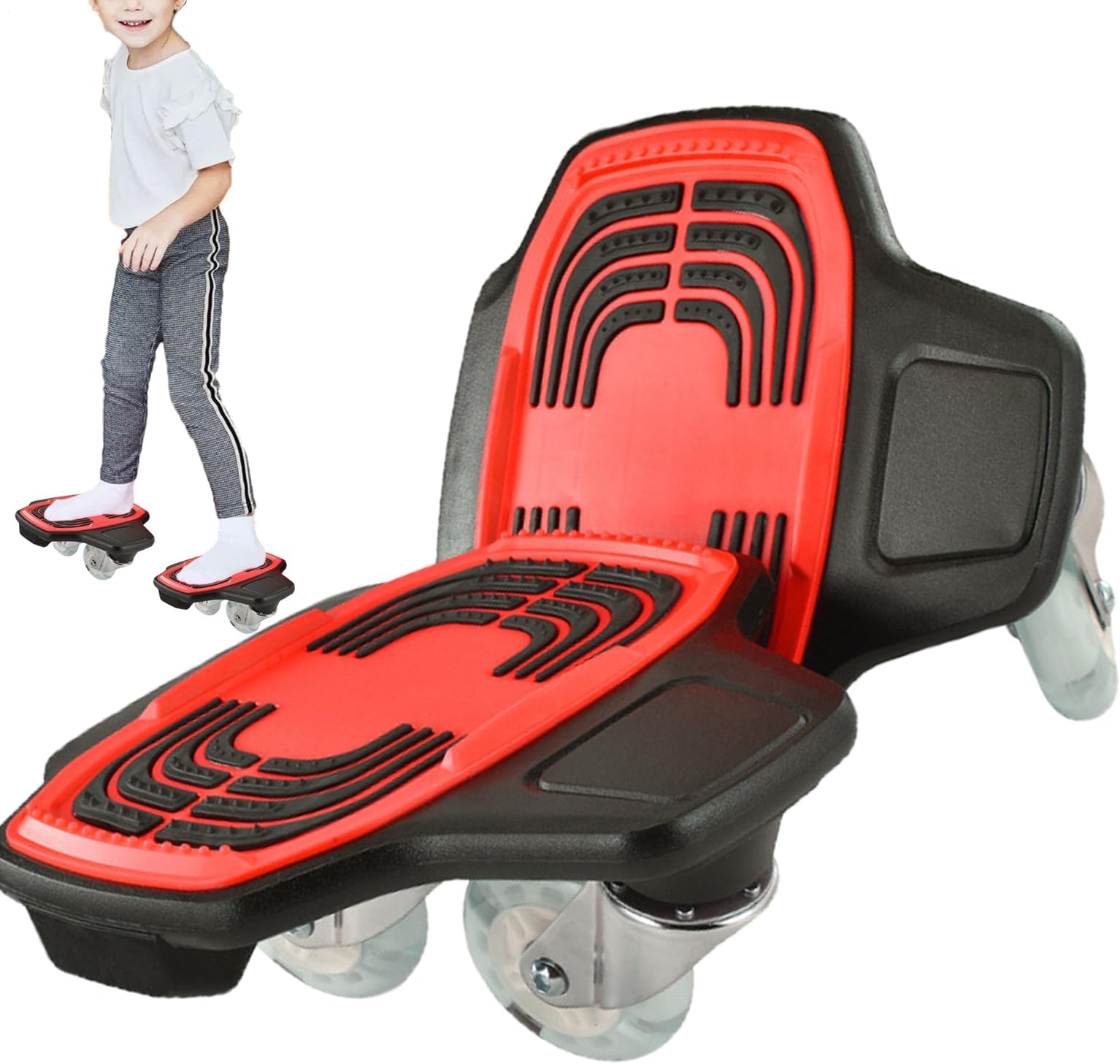 Adult Skateboard | Portable Roller Cool Skate Deck - Drift Free Skate Plates, High Rebound PU Wheels Board for Teenager Adult Kids Beginners