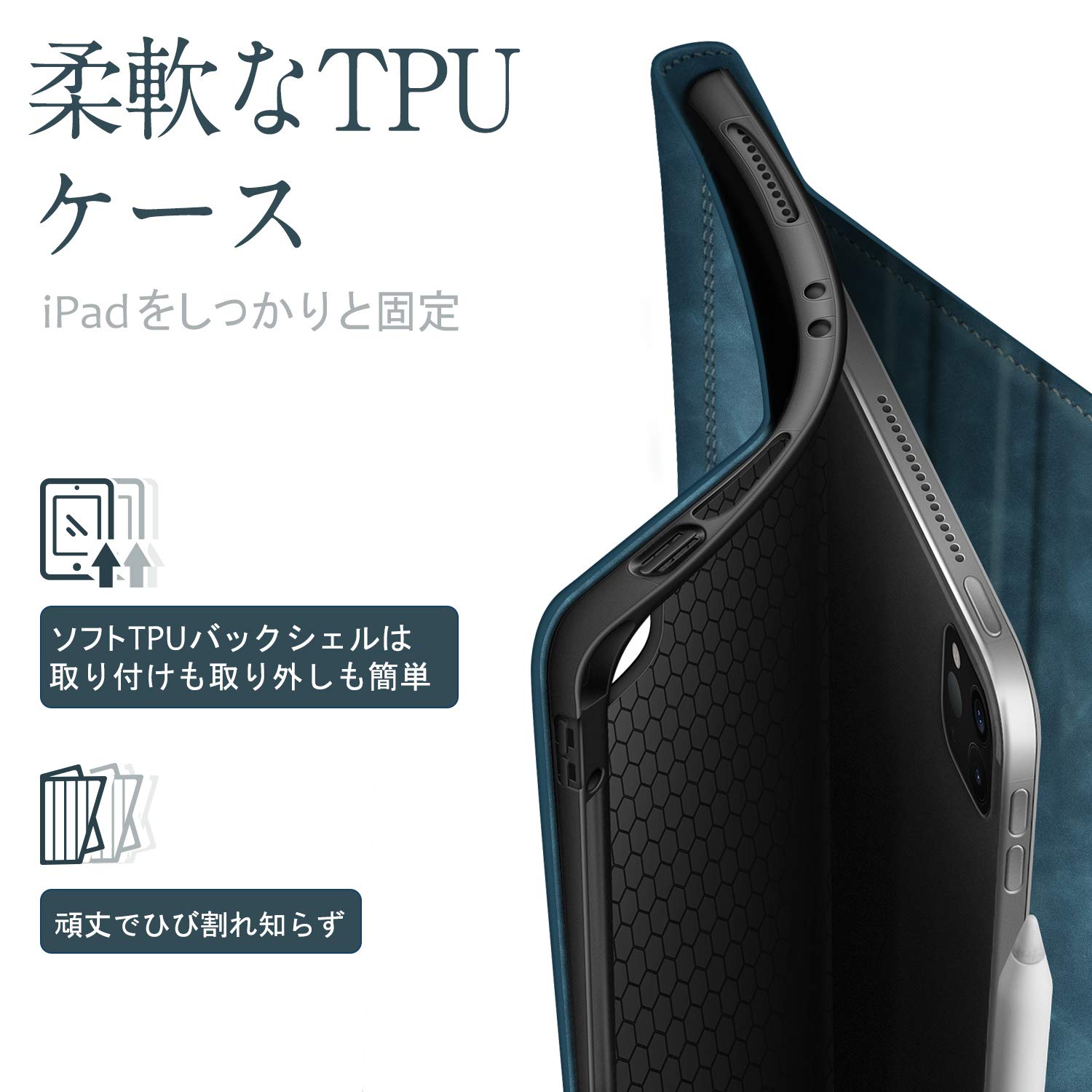 Amazon.co.jp: Antbox iPad Pro 12.9 ケース 2022 第6世代 iPad
