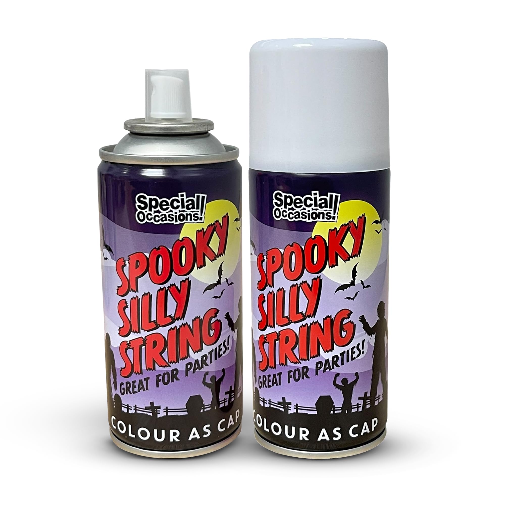 Sdmax 6Pcs Silly String Aerosol Spray, Party Essential, Vibrant And Bright Colour, Easy To Use, Portable And Lightweight, Ideal For Occasion, Assorted Colour, 200Ml (6Pcs)