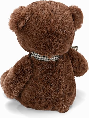 Miniatura 10 de Riuhot Oso de peluche pequeño con corazón, lindo oso de peluche blanco, animal de peluche para el día de San Valentín, oso de peluche suave,