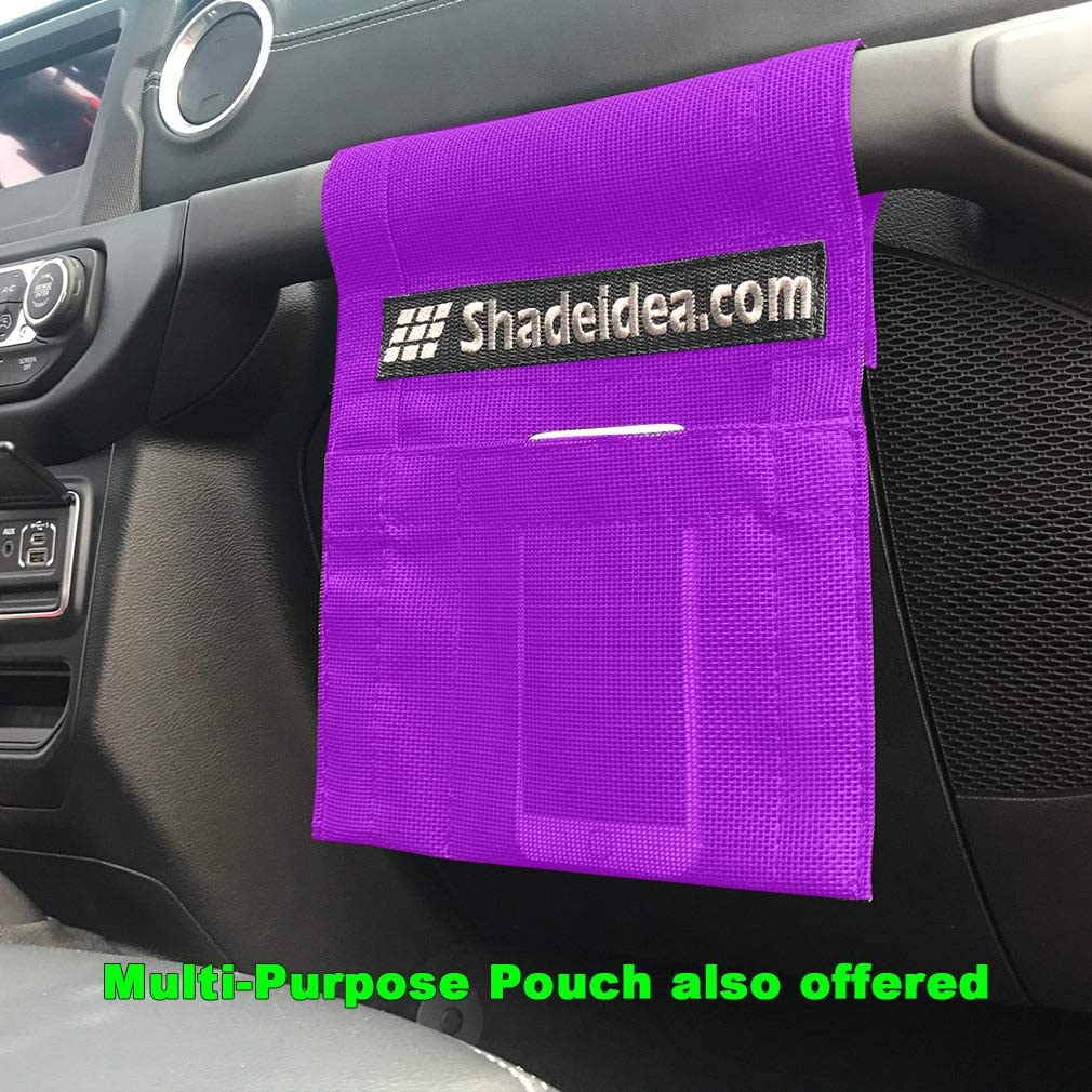Shadeidea Pink Mesh Sun Shade For Jeep Gladiator JT (2018+) - 2-Piece Top Sunshade, UV Blocker With Storage Pouch