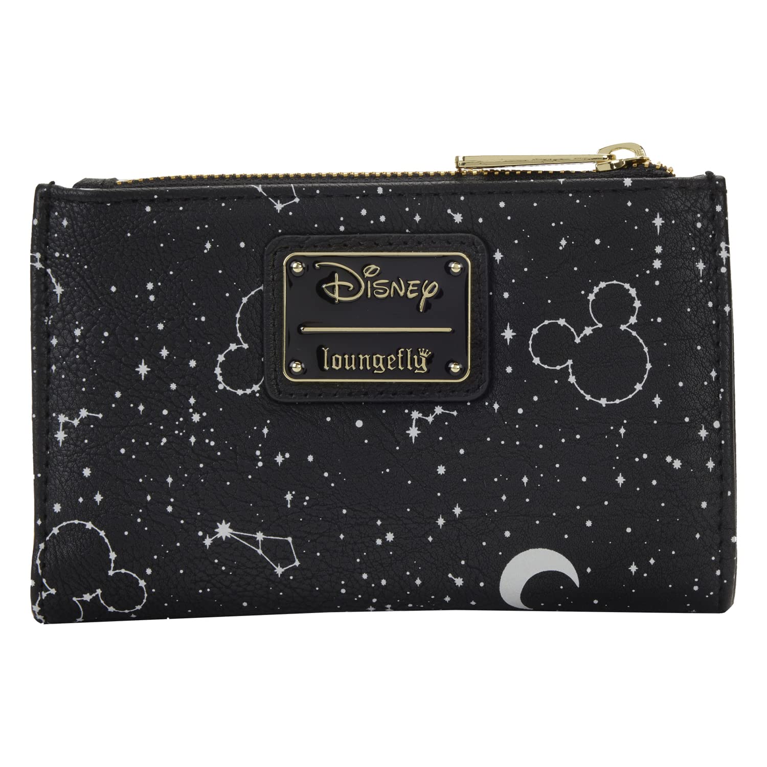 LoungeflyDisney Mickey Constellation All Over Print Glow in the Dark Flap Wallet