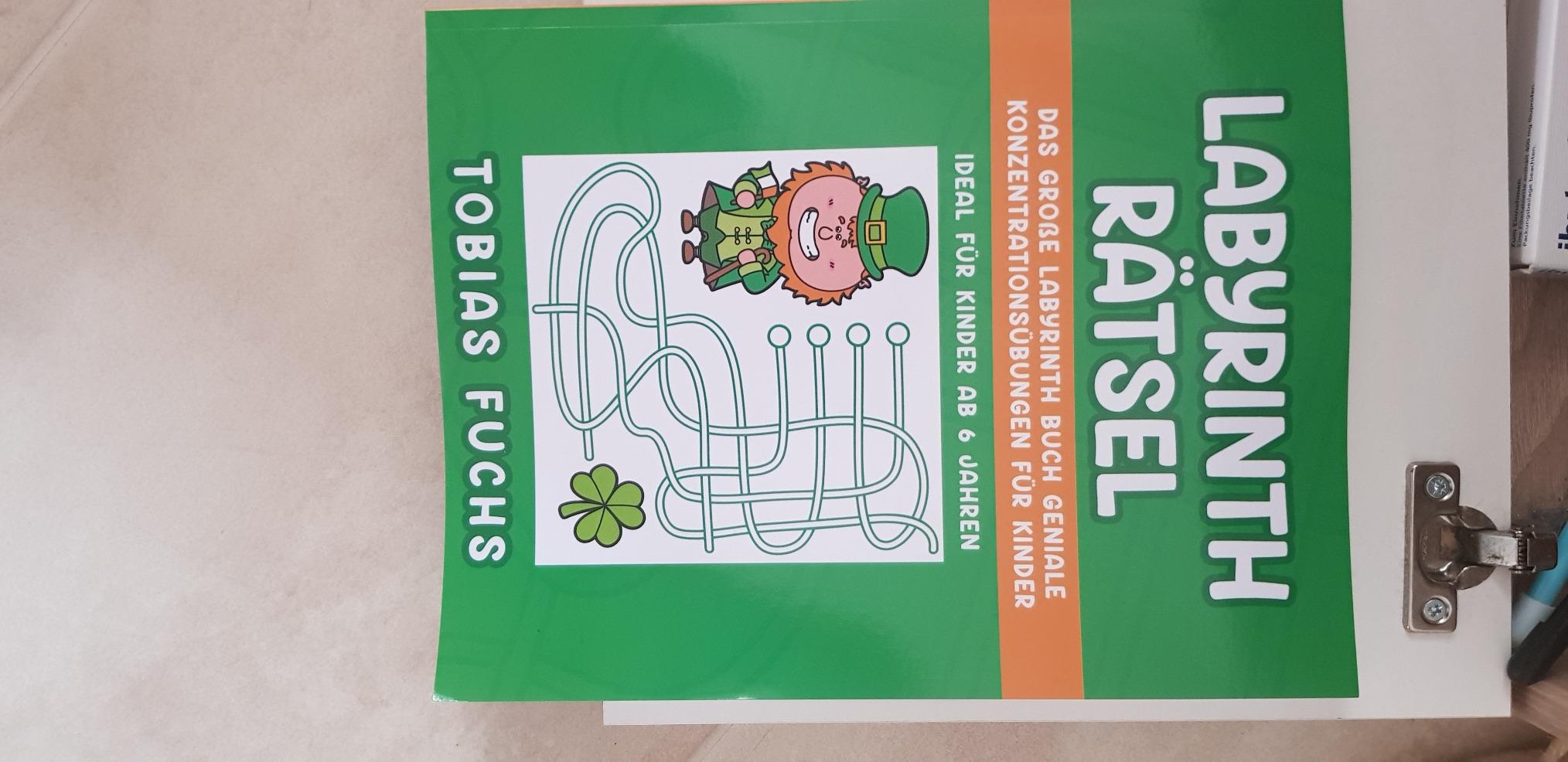 LABYRINTH RÄTSEL FÜR KINDER: Das große Labyrinth Buch geniale