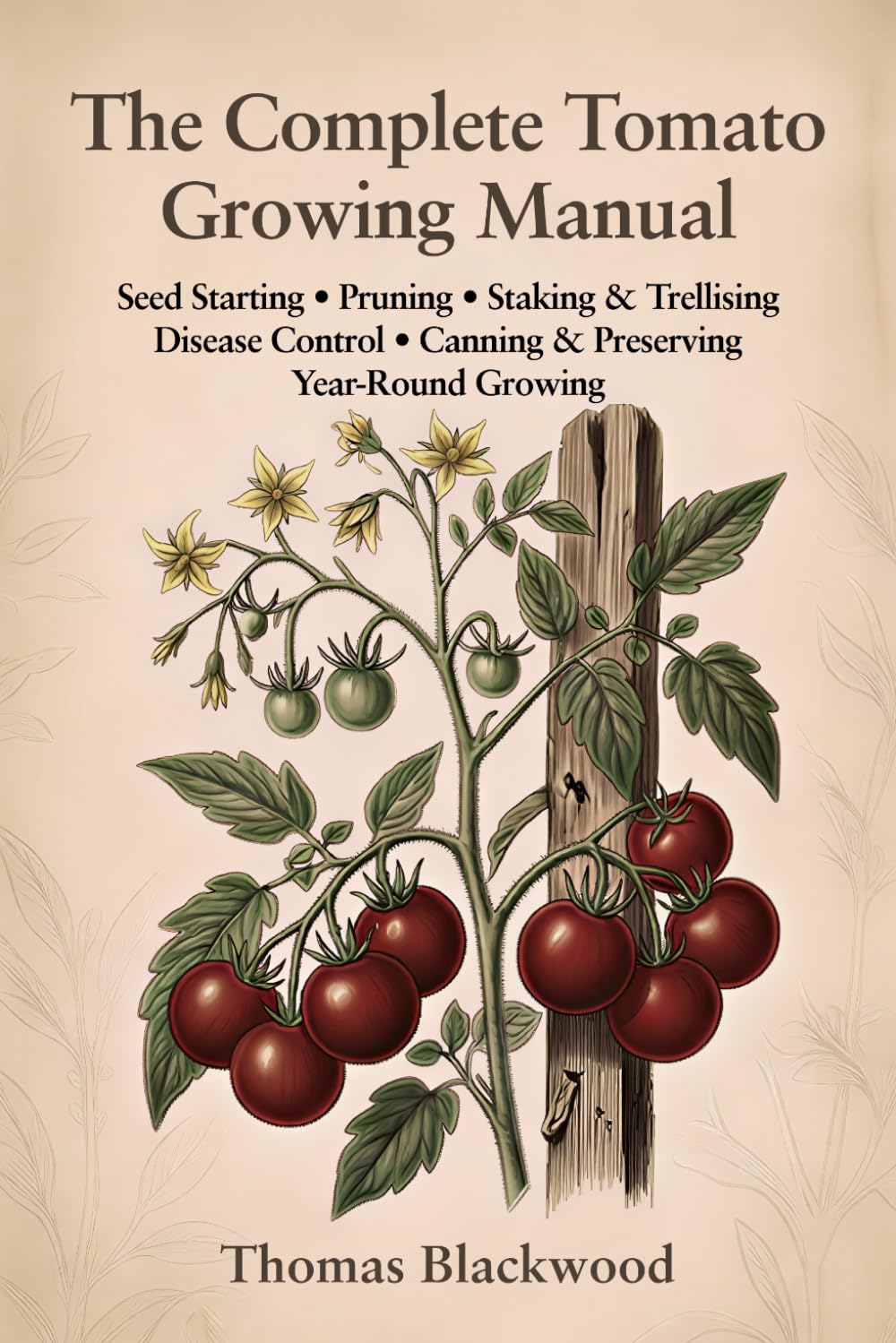 The Complete Tomato Growing Manual: Seed Starting, Pruning & Suckering, Staking & Caging Systems, Blight Prevention, Disease Management, Canning & ... Production: 2 (Complete Grower's Manuals)