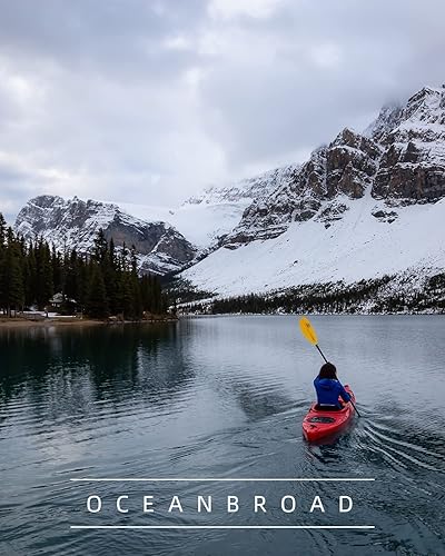Miniatura 5 de OCEANBROAD - Remo de kayak (90.5 pulgadas, remo de aleación para bote de kayak, 1 remo