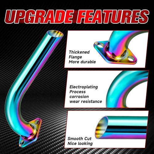 Miniatura 22 de FVRITO Cabezal de tubo de escape para CT200u Coleman BT200X CT200U-EX KT196 Mini Bike Go Kart Predator 212cc 224cc 196cc 6.5HP GX160 GX200 Clone