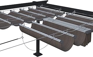 10 Cottage Pergola Ideas for Charming Garden Shade 85 ECOOPTS 4'x16' Retractable Wave Sun Shade Canopy Pergola Cover Shade Sai...