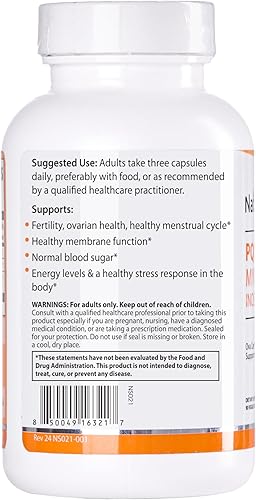 Miniatura 2 de Inositol premium, PQQ + inositol e inositol quiral proporción 401, 90 cápsulas