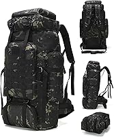Vista 14 de King'sGuard 70L Camping Hiking Backpack for Men Women Large Military Tactical Backpack Molle Rucksack Backpack for Outdoor