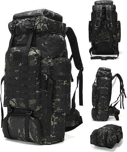 King'sGuard 70L Camping Hiking Backpack Tactical Backpack Military Molle Rucksack Backpack for Outdoor