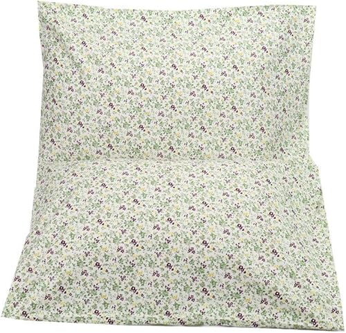 Miniatura 5 de Juego de 2 fundas de almohada de algodón floral de 600 hilos, tamaño Queen, 20 x 30 pulgadas