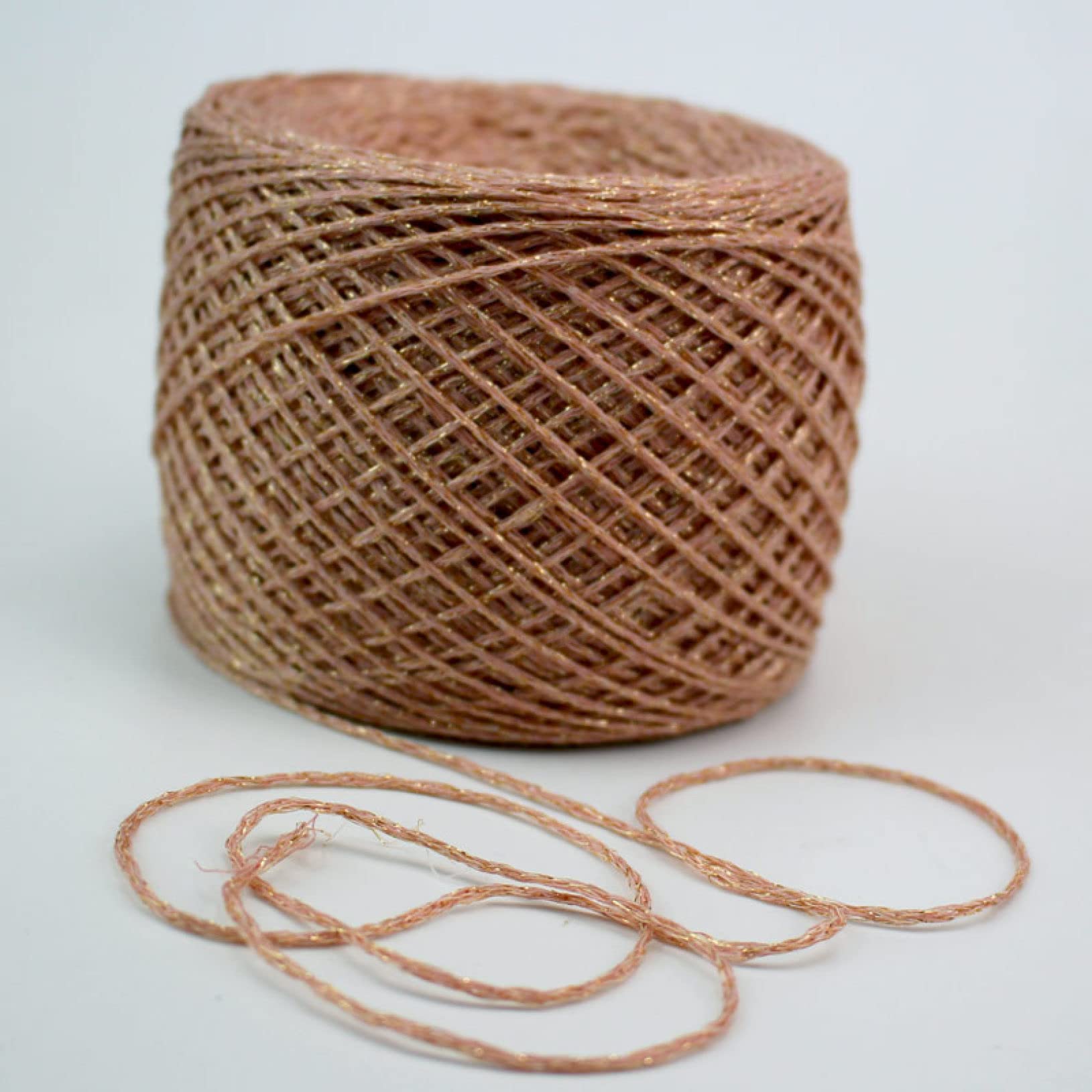 włóczka włóczka do robótek ręcznych 200g/partia włóczki do robienia na drutach i szydełkowania Matethreads DIY Yarns Szydełkowanie Metaliczne + Bawełniane Metalizowane Nici Do Robienia Na Rękę(Goose y