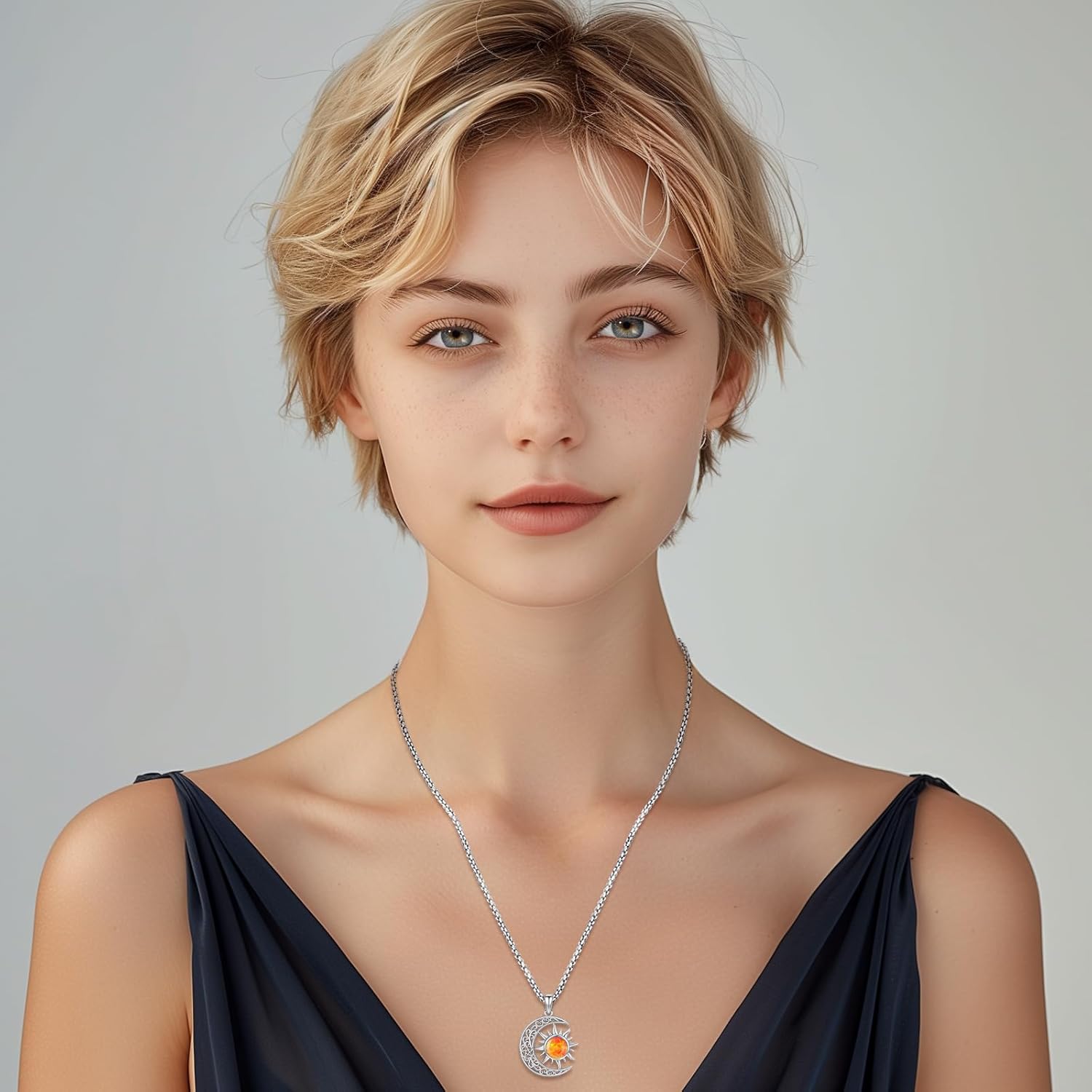 Pentagram/Celtic Knot/Witches Knot/Santa Muerte/Triple Moon Goddess/Baphomet/Hecate Necklace Sterling Silver Magic Wiccan Amulet Pagan Jewelry for Women Men - Image 7