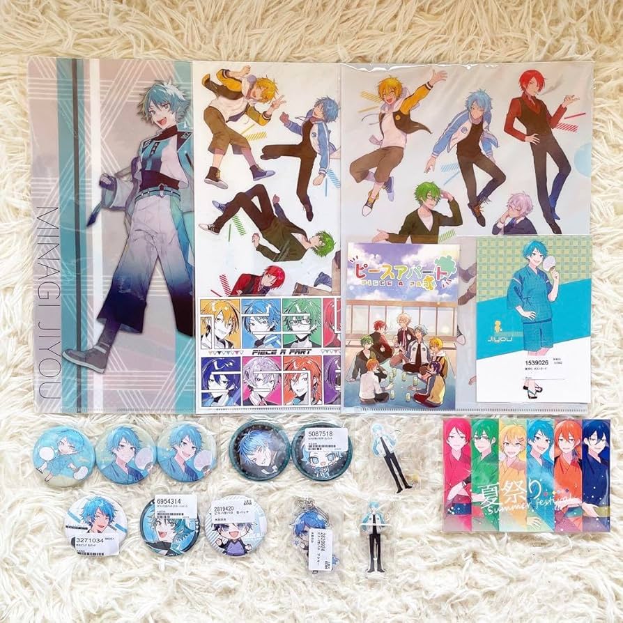 Amazon.co.jp: ピースアパート グッズ 水凪自由 18点セットあり