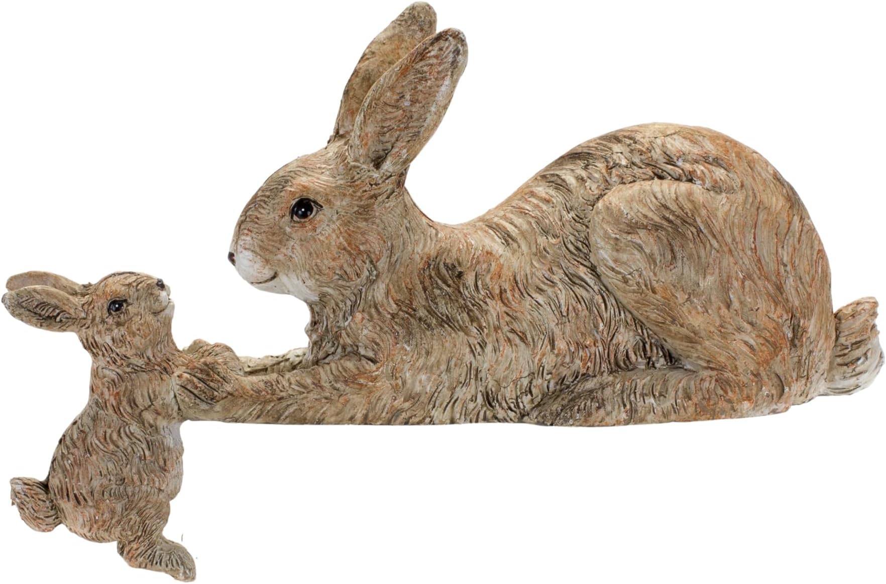 Amazon.com: Creative Co-Op Decorative Resting Rabbit with Birds ...