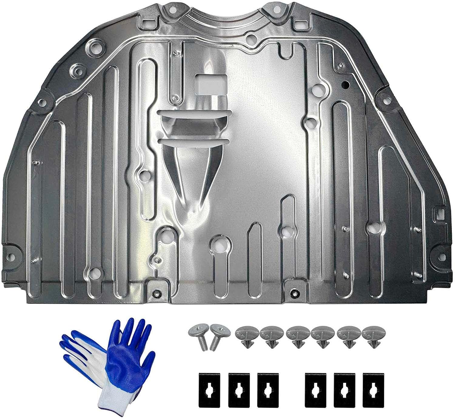 Aluminum Alloy Engine Splash Shield Guard Under Car for 2022-2023 Honda Civic Accessories Replacement 74111T20A0 74111 -T20- A0,with Screw Kit.