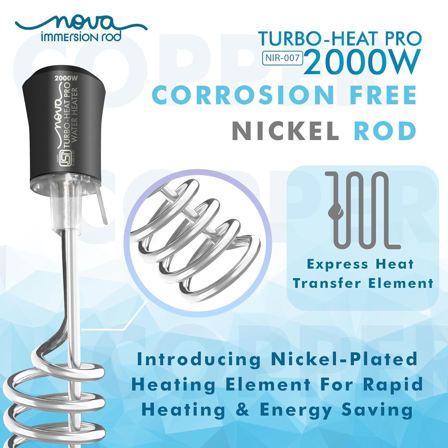 Rapid Water Heating Rod - Turbo Heat Pro -2 Rapid Water Heating Rod - Turbo Heat Pro -2