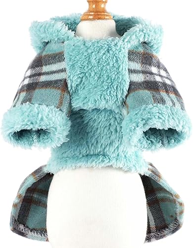 Miniatura 6 de Sudadera con capucha para perro, ropa de invierno para perros pequeños, macho, hembra, sudaderas con capucha para perros para clima frío, abrigos de