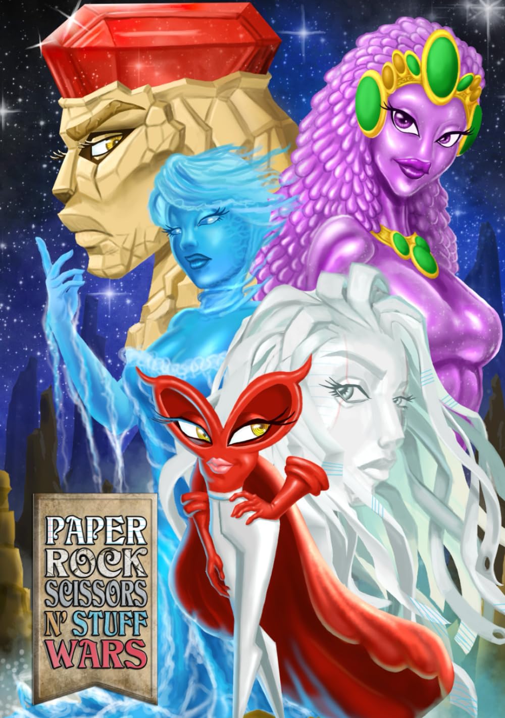 Paper Rock Scissors N' Stuff Wars: The Complete Saga Graphic Novel Hardcover