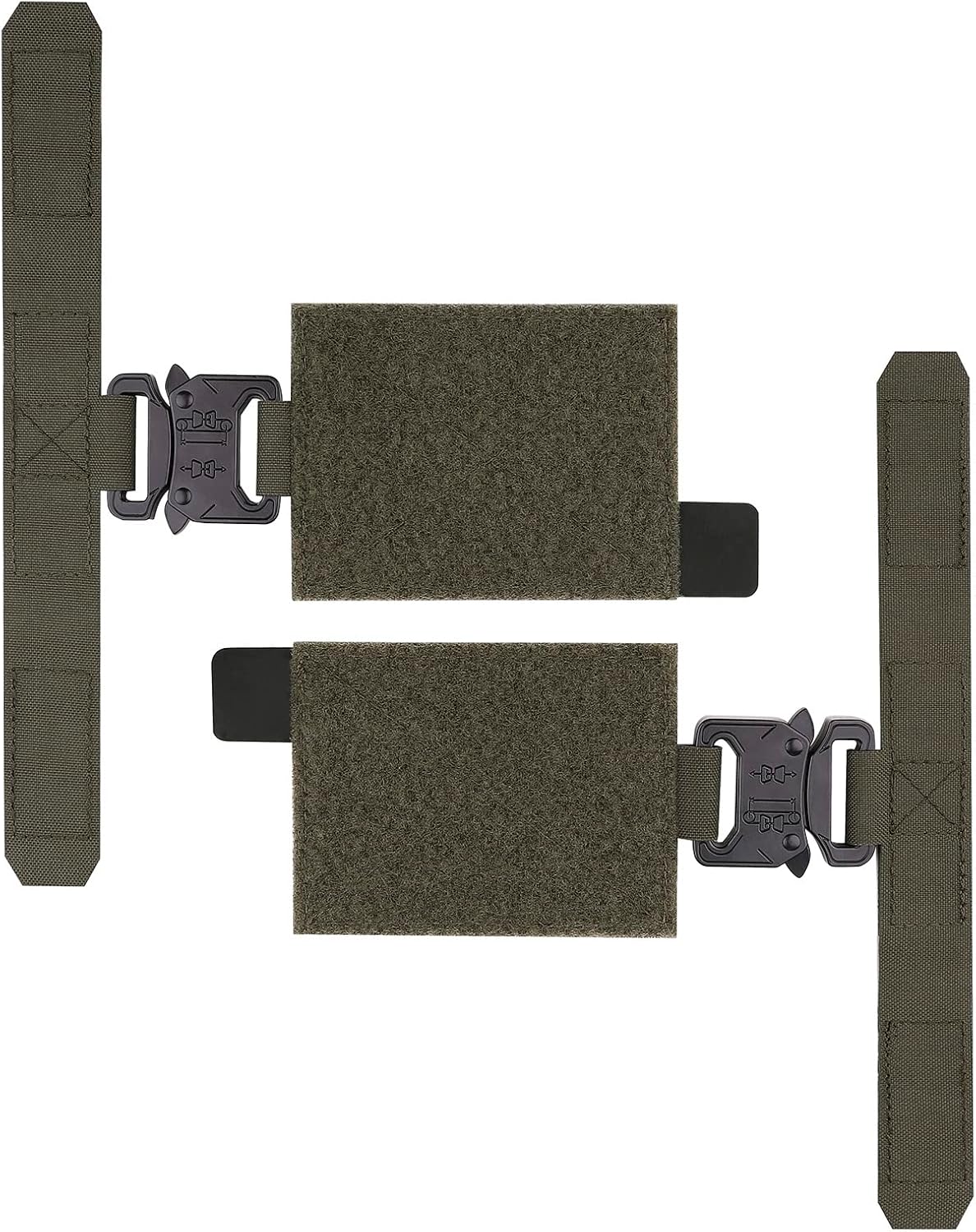 PETAC GEAR 2 PCS Tactical Cummerbund Adapters,Metal Buckle Kit Laser Cut Quick Release Set up with for FCPC FCSK V5 3AC Cummerbunds