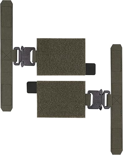 PETAC GEAR 2 adaptadores tácticos Cummerbund, kit de hebilla de metal, corte láser, instalación de liberación rápida con para FCPC FCSK V5 3AC