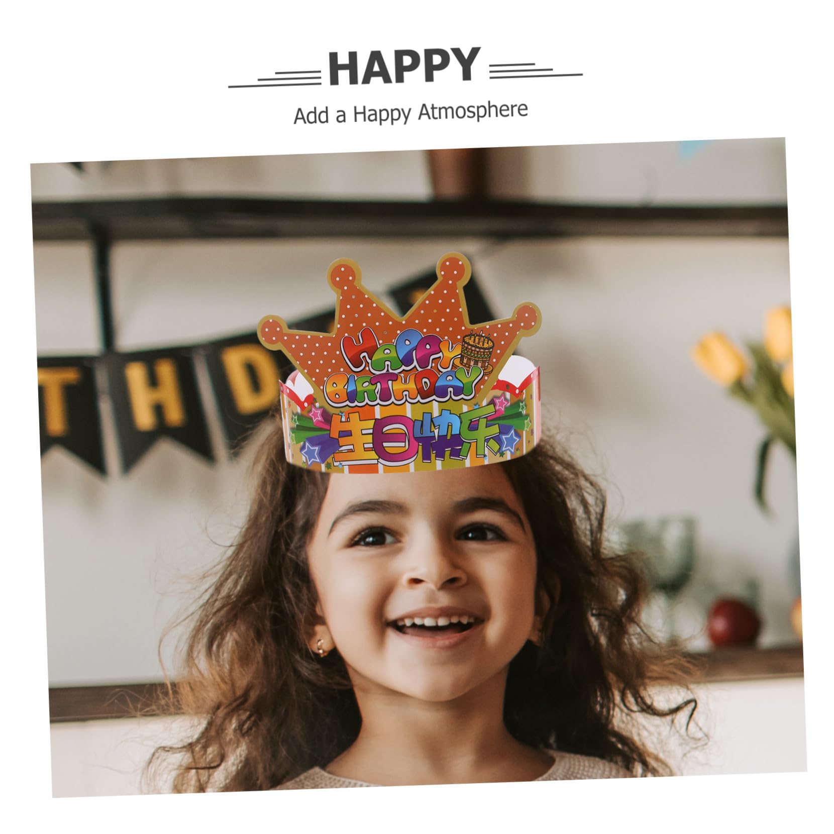 100 Stück Teiliges Geburtstag Partyhüte Bunte Kindergeburtstagsdeko Vielseitige Kopfbedeckung für Mädchen Jungen Festliche Partyaccessoires