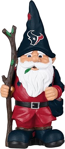Vista 6 de NFL Team Logo Holding Stick Garden Statue Outdoor Gnome 2-Varios