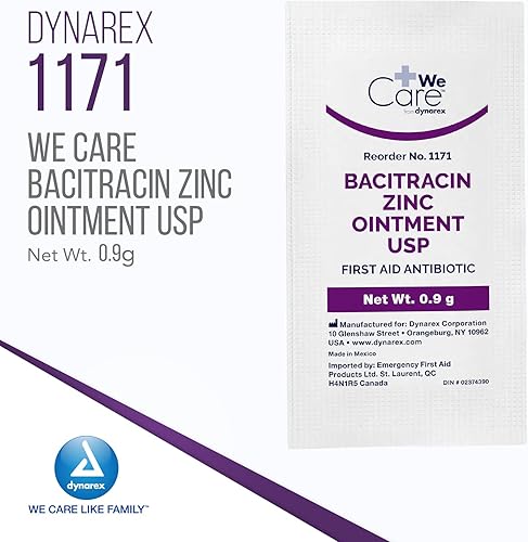 Miniatura 2 de Dynarex Bacitracin Zinc Ungüento USP - Crema para quemaduras y ungüento antibiótico para cortes menores, erupciones de pañales, cuidado de heridas y