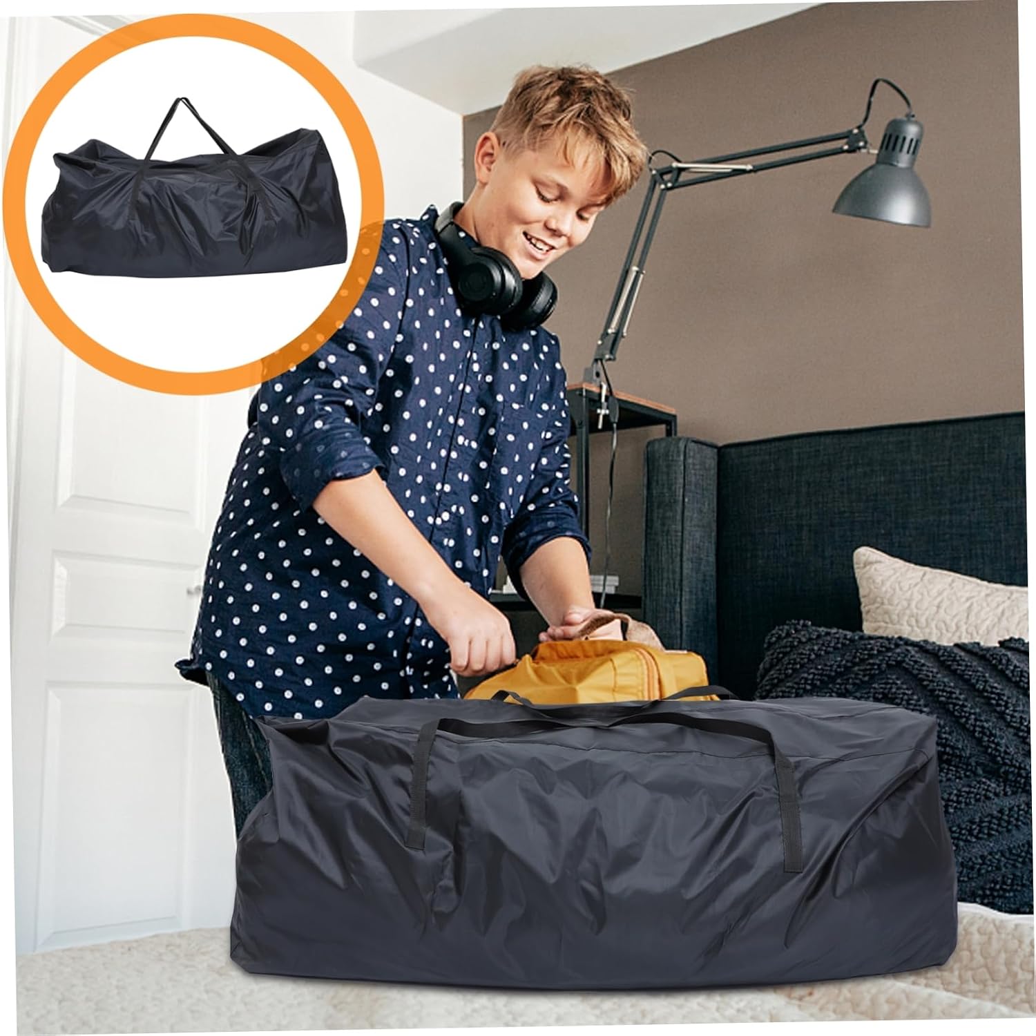TOYANDONA 1Pc Hand Bag Furniture Storage Bag for Outdoor Use Convenient Extra Storage for Moving Dorm Rooms and Organizing Bulky