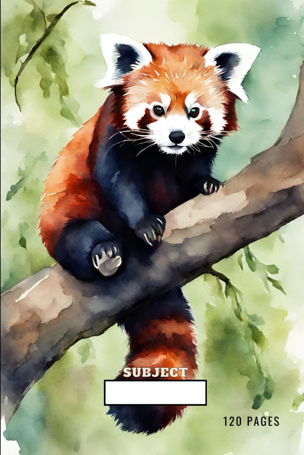 Journal RP#1: Red Panda Cover #1 120 pages