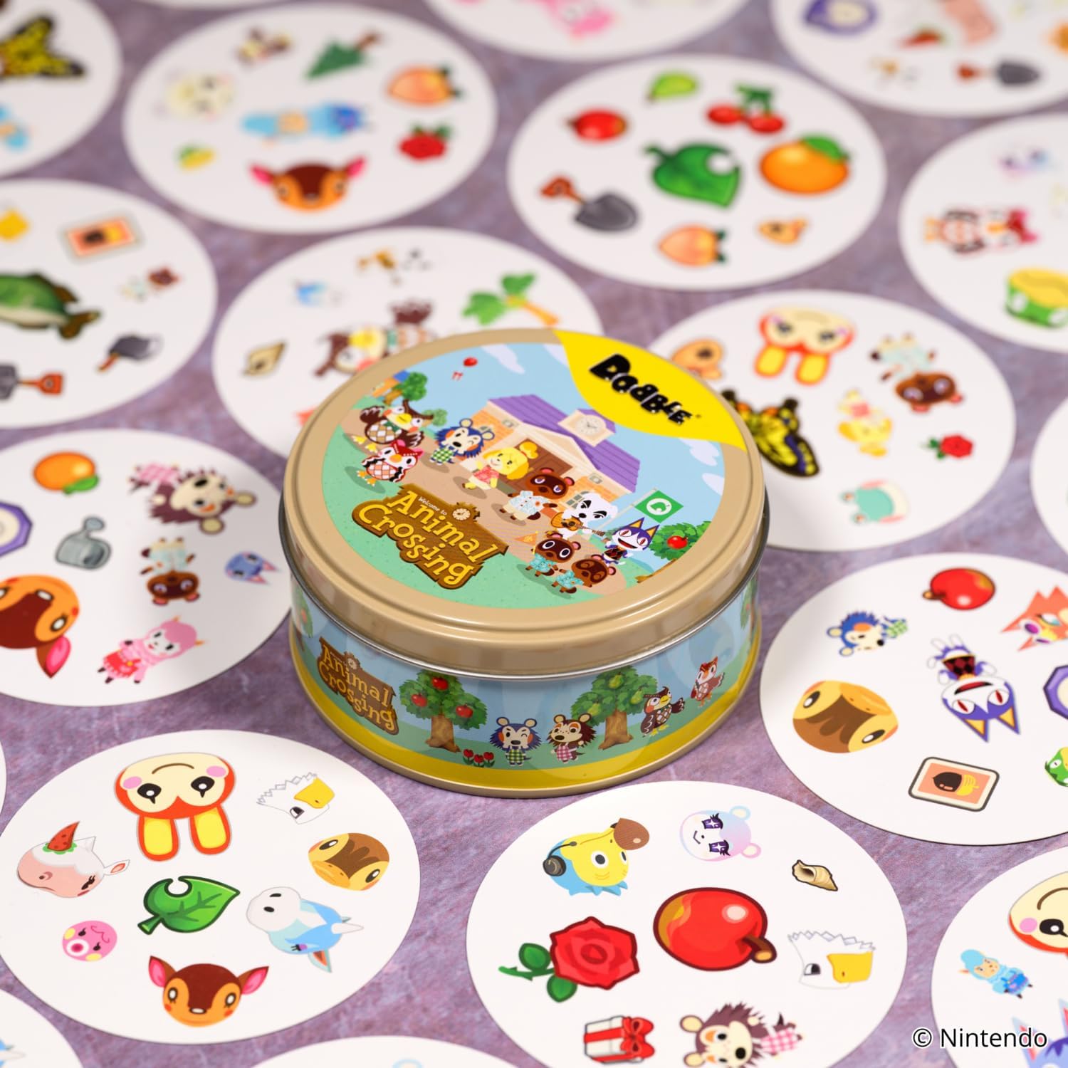 Asmodee Dobble Animal Crossing Card Game | Family Card Game | Ages 4+ | 2-8 Players | 15 Minutes Playing Time