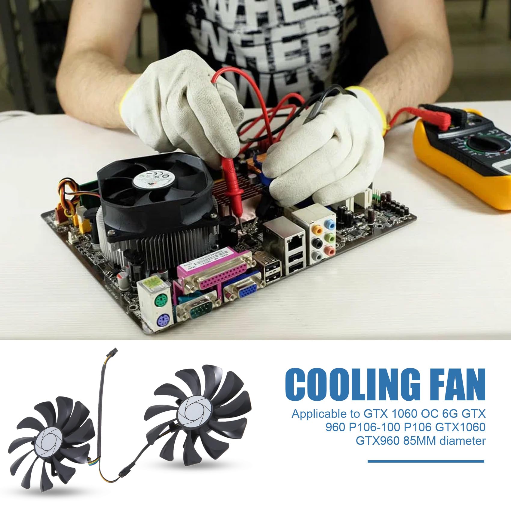 Ventola Della Scheda Video Per MSI GTX 1060 OC 6G GTX 960 P106-100 - Foto 7