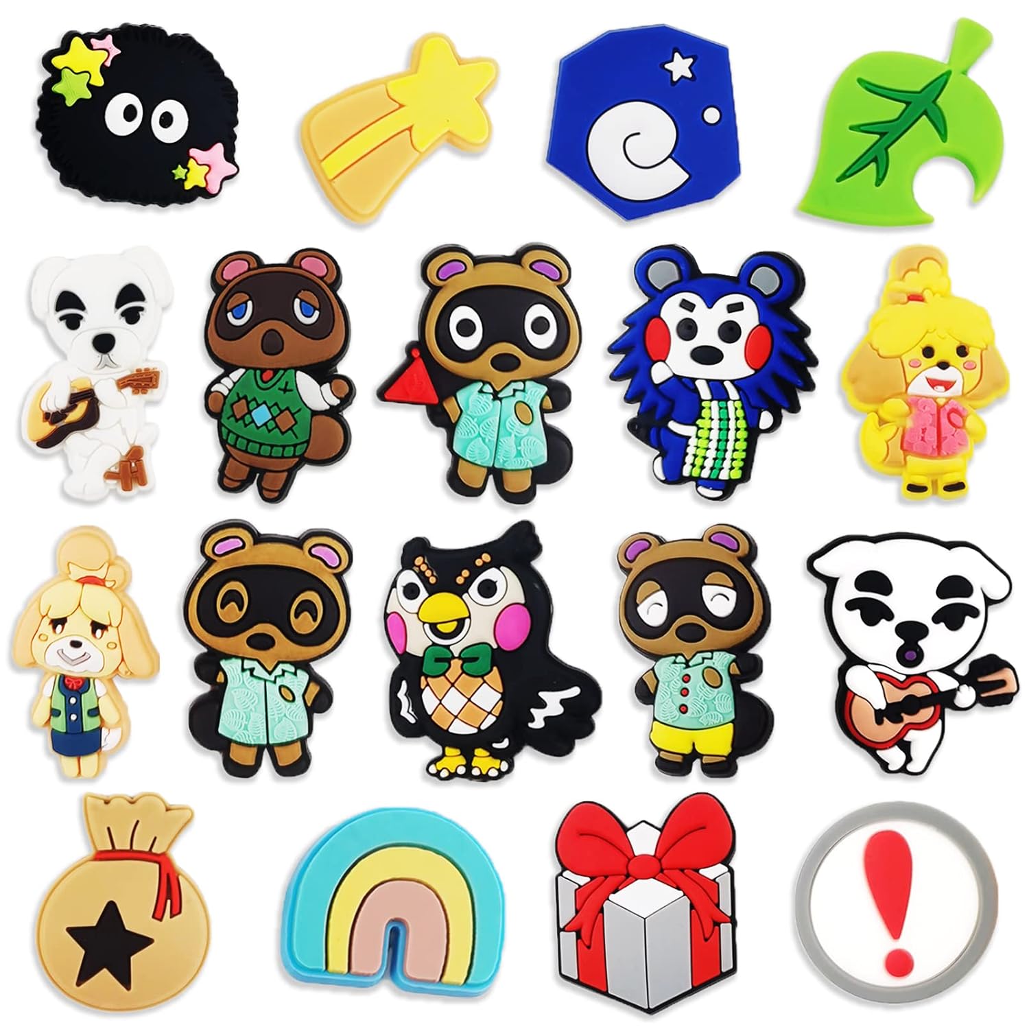 18 PCS Animal Croc Charms for Kids Girls Cute Croc Charms