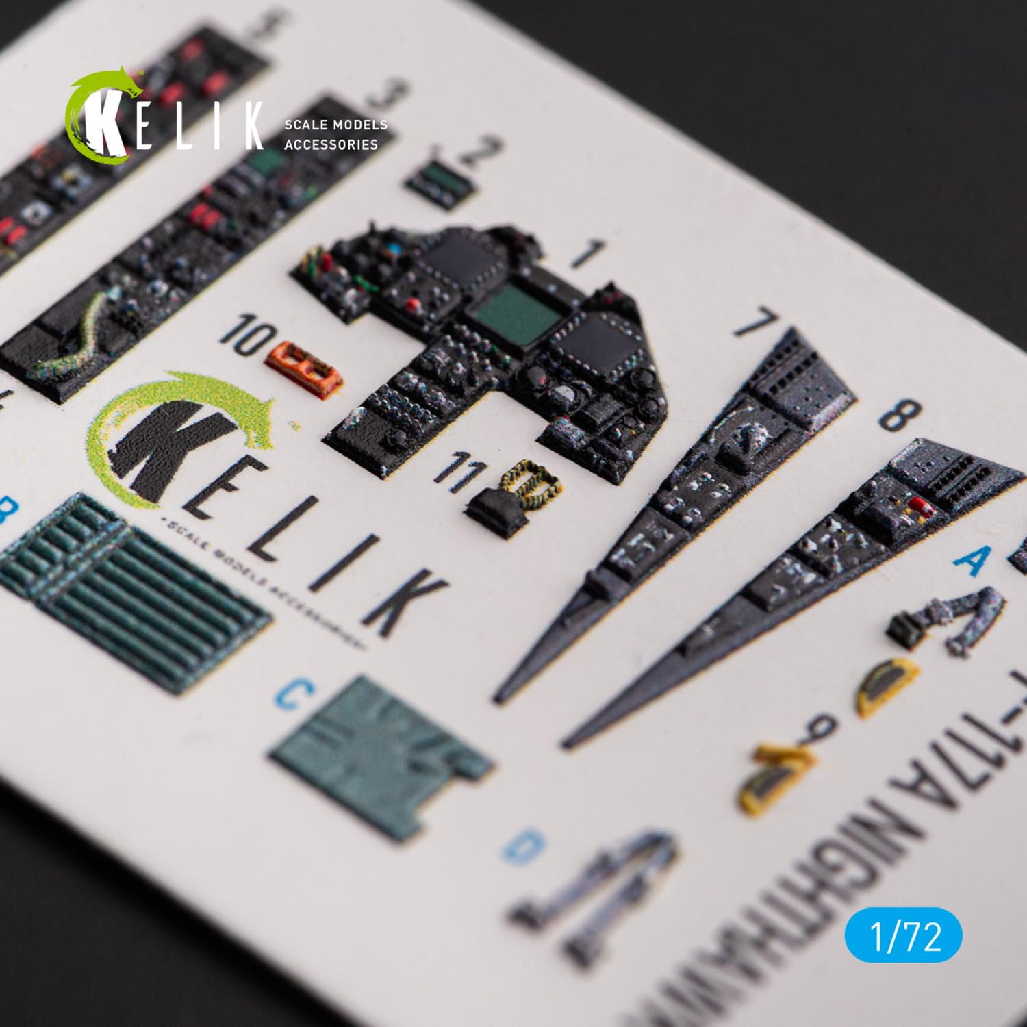 Amazon | レスキット 1/72 F-117A 内装3Dデカール (ハセガワ用