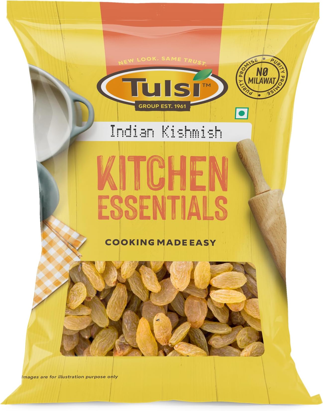 Dry Fruits Kishmish 1kg | Seedless Kishmish | Raisins Dry Fruits | Healthy & Tasty Snacks | Fat Free | Source of Dietary Fiber