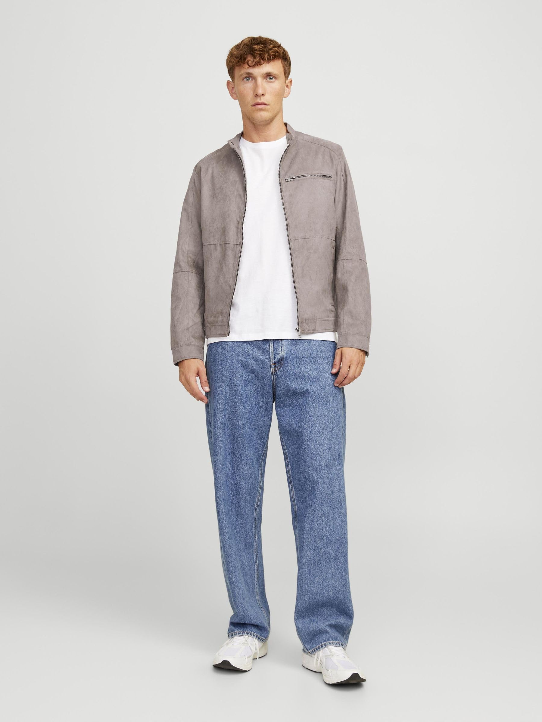 JACK & JONES Synthetic Leather Jacket Synthetic Leather Jacket