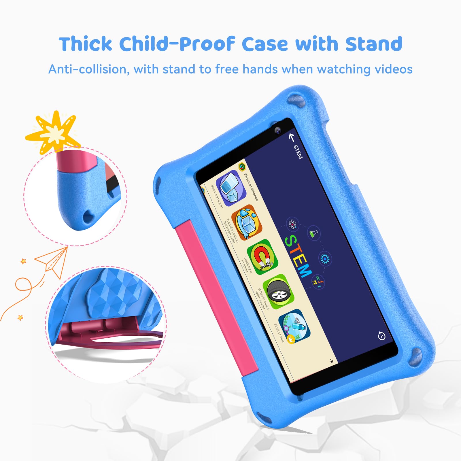 Amazon.com : qunyiCO 7 inch Kids Tablet, Tablet for Kids with 32GB