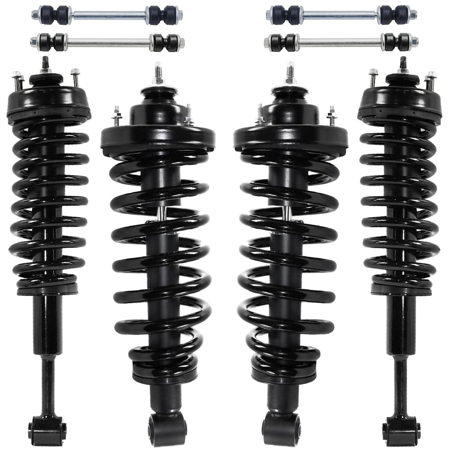 Detroit Axle - 8pc Front Rear Suspension Kit for 07-10 Explorer Sport Trac