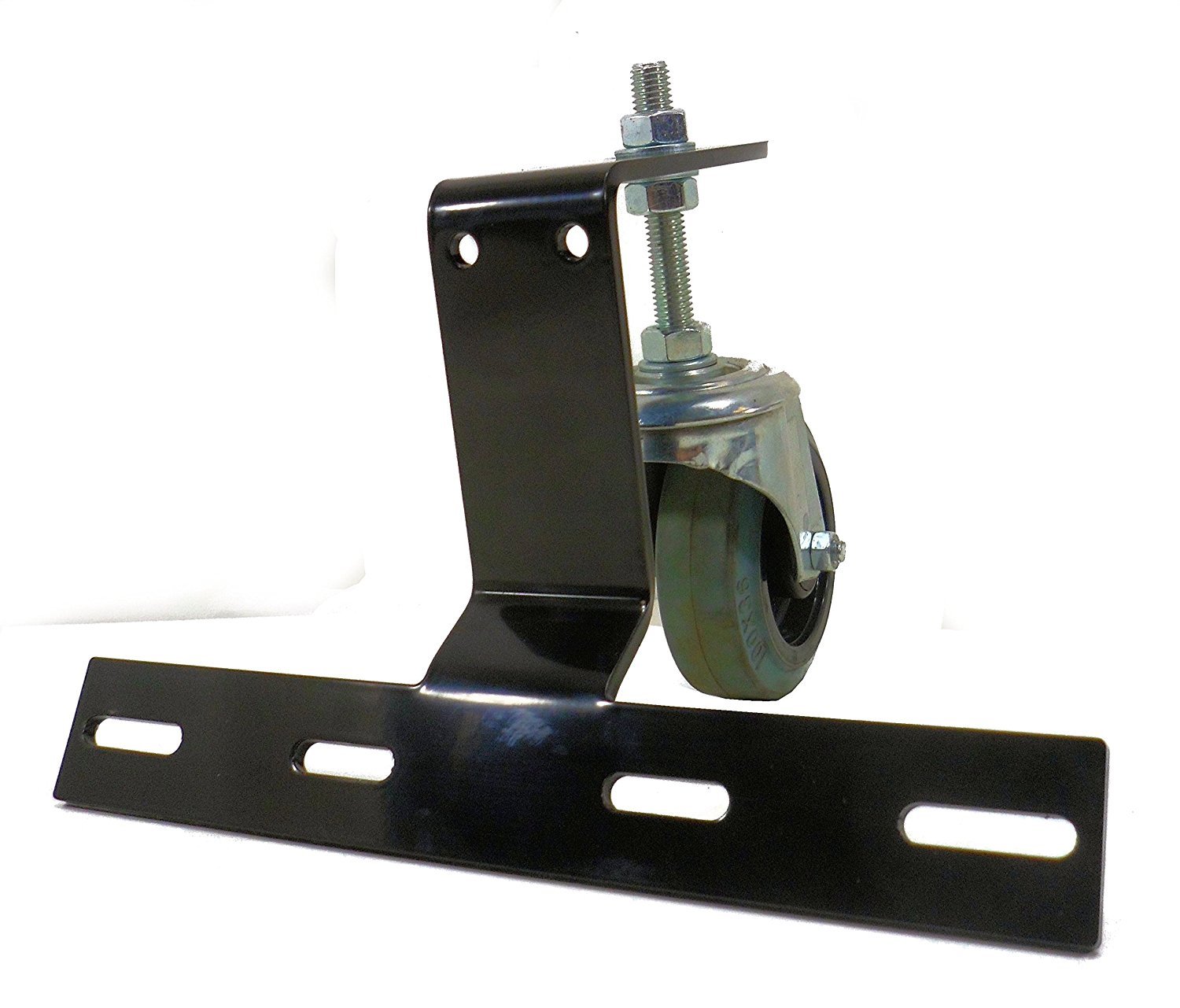 SRM Design Räumschild Schneeschild für Einachser/Rasentraktor mit Rollen Grau 100 x 40 cm