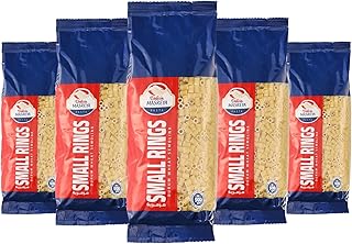 مكرونة خواتم صغيرة ديليسيا من المصرية - 500 جرام، 5 قطع