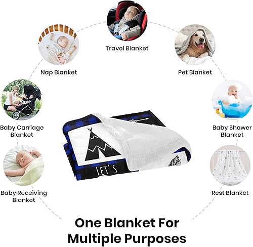 Miniatura 6 de Manta de bebé personalizada con nombre de la selva, manta de bebé personalizada para niños, manta personalizada de regalo para bebé niño, regalo